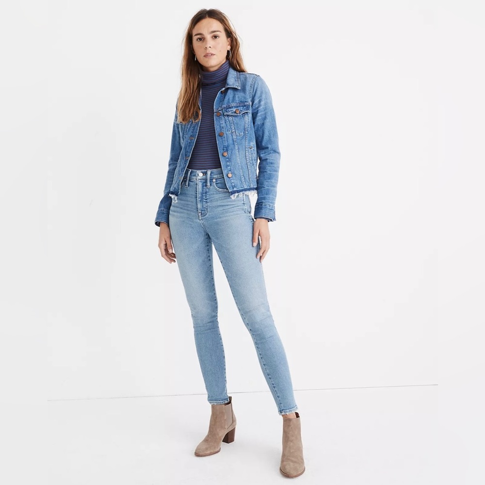 Madewell 10" High-Rise Skinny Jeans in Hamden Wash✨Gently Used